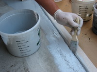 Concrete primer brush or roll applied